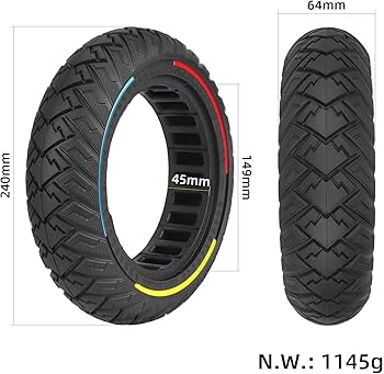 Pneu Solide 250x64-6.50 - 10 pouces